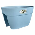 Comprar Elho - maceta - vibia campana flower bridge 40 - vintage blue - balcón exterior - l 26 x w 39 x h 22 cm