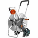 Comprar Enrollador de manguera con ruedas de metal gardena aquaroll l easy