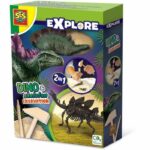 Comprar Excavación 2 en 1 de dinosaurios y esqueletos - stegosaurus - ses creative