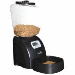 Comprar Eyenimal dispensador automático de croquetas 45x20x47 cm - negro - para gatos y perros pequeños