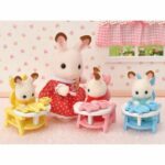 Comprar Familias sylvanian trillizos de conejitos de chocolate y accesorios de puericultura para niños