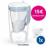 Comprar Filtro de carafe de brita en vidrio azul incluyó 1 cartucho maxtra pro all-1