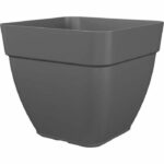 Comprar Flower pot and square plants capri campana - plastic - 37x37 cm - antracita - artevasi