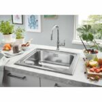 Comprar Fregadero de cocina - acero inoxidable - integrado desde arriba - grohe k200 - 31719sd0