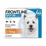 Comprar Frontline spot on dog 2-10kg - 4 pipetas