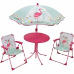 Comprar Fun house 713088 flamant rose muebles de jardín con mesa