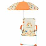 Comprar Fun house fruity's camping silla plegable con sombrilla - h.38.5 x w.38.5 x d.37.5 cm + sombrilla ø 65 cm - para niños