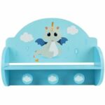 Comprar Fun house léon le dragon 713338 perchero estanterÍa dimensiones: ± h. 33 x w. 46 x d. 15 cm para niños