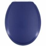 Comprar Gelco design asiento de inodoro dolce - bisagras de acero inoxidable - madera moldeada - azul marino