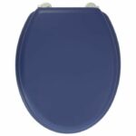 Comprar Gelco design asiento de inodoro dolce - bisagras de acero inoxidable - madera moldeada - azul marino