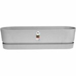 Comprar Greenville oval planter - plastic - Ø70 - cemento vivo