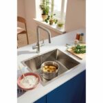 Comprar Grifo con filtro de cocina - supersteel - filtración de agua - caño alto en forma de u - rotación 150° - grohe blue pure start - 30595dc0