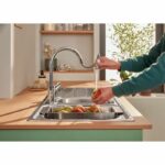 Comprar Grifo de cocina - mezclador monomando de fregadero - cromo - caño alto en forma de c - aireador extraíble - grohe startedge - 30550000