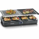 Comprar Gril severin raclette - rg2376 - 8 personas - piedra de cocción natural y placa reversible no de palo - termostato ajustable