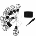 Comprar Guirnalda solar lumijardin jaula de kenia con 10 bombillas decorativas