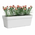 Comprar Jardinera - artevasi - rectangular - plástico - blanco