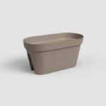 Comprar Jardinera de balcón capri artevasi - 30 x 60 x h 30 cm - 26.8 l - gris topo