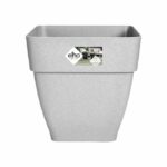 Comprar Jardinera elho vibia campana square 37 - gris - Ø 36 x h 36 cm - exterior - 100% reciclado