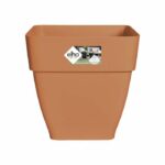 Comprar Jardinera elho vibia campana square 37 - marrón - Ø 36 x h 36 cm - exterior - 100% reciclado