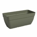 Comprar Jardinera - plástico - verde seco - rectangular - l57