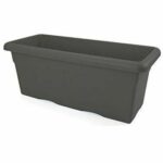 Comprar Jardinera rectangular plastiken - 100 x 44 cm - antracita