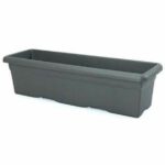 Comprar Jardinera rectangular plastiken - 100 x 44 cm - antracita