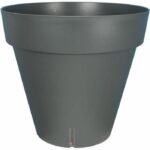 Comprar Jardinera redonda riviera loft - plástico - diámetro 30 cm - gris