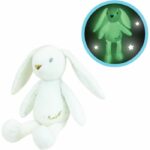 Comprar Jemini luminou conejo blanco peluche natural luminoso que funciona sin batería +/- 20 cm