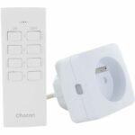 Comprar Juego de 2 mini enchufes - chacon - encendido/apagado - 2300 w (fr) + mando a distancia - blanco