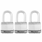 Comprar Juego de 3 candados master lock m5eurtrilf - muy alta seguridad - acero ladado - uso al aire libre - anse m