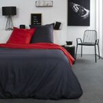 Comprar Juego de cama para 2 personas de algodón today - 240x260 cm - alix bicolor gris y rojo