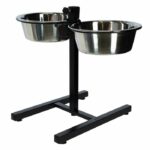 Comprar Kerbl barra de comida con tazón para perros - 2x2800ml