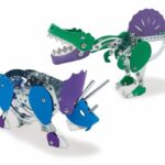 Comprar Kit de construcción de dinosaurios de metal - triceratops y spinosaurus