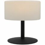 Comprar Lámpara de mesa inalámbrica - lumisky - atlas rock - al. 20 cm - base de acero - gris - led blanco cálido y blanco