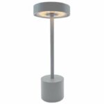 Comprar Lámpara de mesa inalámbrica - lumisky - roby grey - h30 cm - aluminium touch - gris claro - led