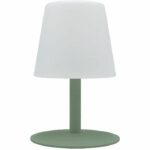 Comprar Lámpara de mesa inalámbrica - lumisky - standy mini oliva - al. 25 cm - base de acero verde oliva - led blanco cálido y blanco