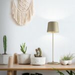 Comprar Lámpara de mesa led kaami brilliant - metal y plástico - cappuccino - 2w - ip44