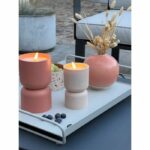 Comprar Lámpara de mesa para exterior - brilliant - lovere - forma de vela - plástico - 3 w - beige y marrón claro