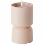 Comprar Lámpara de mesa para exterior - brilliant - lovere - forma de vela - plástico - 3 w - beige y marrón claro