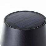 Comprar Lámpara de mesa para exterior - brilliant - picco - led y solar - metal y plástico - 5 w - negro esmerilado