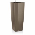 Comprar Lechuza jardinera cubico alto 40 todo en uno brilliant taupe 18234