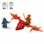 juguete dragón ninja y minifiguras que incluyen a kai con mini-katana