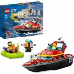 Comprar Lego city 60373 el bote de rescate de los bomberos