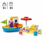 Comprar Lego duplo 10432 paseo en barco de peppa pig - set de juego de baño para niños pequeños