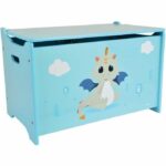 Comprar Leon the dragon caja de juguetes de madera ± 40 x 58 x 36 cm para niños