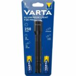 Comprar Linterna- varta-aluminio light f20 pro-250lm-led de alto rendimiento-3 modos de iluminación-clip de bolsillo-2 pilas aa incluidas