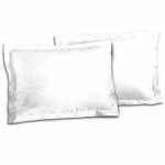 Comprar Lovely home juego de 2 fundas de almohada 100% algodón 50x70 cm - blanco