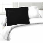 Comprar Lovely home juego de 2 fundas de almohada 100% algodón 50x70 cm - negro