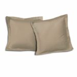 Comprar Lovely home juego de 2 fundas de almohada 100% algodón 63x63 cm - beige