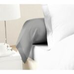 Comprar Lovely home juego de 2 fundas de almohada 100% algodón 85x185 cm gris claro